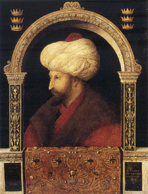 Gentile Bellini Sultan Muhammad ii Norge oil painting art